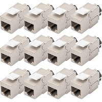 Digitus DN-93617-12, Módulo Keystone plateado