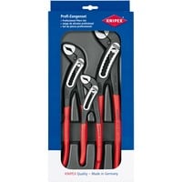 KNIPEX Alligator Set Juego de alicates, Set de pinzas rojo, Juego de alicates, Rojo, 170 mm, 40 mm, 370 mm, 1,2 kg