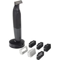 Procter & Gamble Series XT5 XT5300 Recortadora de barba y afeitadora corporal, Cortapelo para barba negro/Plateado, Negro, Plástico, Acero inoxidable, Rectángulo, 1 mm, 5 mm, Universal