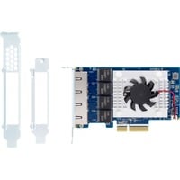 QNAP QXG-5G4T-111C adaptador y tarjeta de red Interno Ethernet 5000 Mbit/s, Adaptador de red Interno, Alámbrico, PCIe, Ethernet, 5000 Mbit/s, Azul