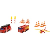 SIKU Gift set Feuerwehr, Vehículo de juguete multicolor, Camión de bomberos, 3 año(s), Metal, Plástico, Negro, Naranja, Rojo, Blanco