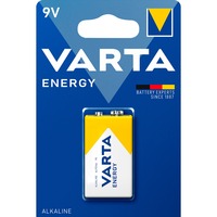 VARTA Pila Energy E-Block 6LR61, 9 voltios, Batería 