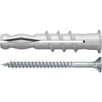 fischer Taco para hormigón celular FFA 10 S, Pasador gris claro