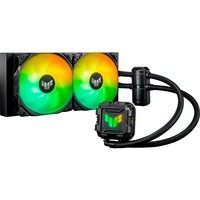 ASUS TUF GAMING LC II 240 ARGB Procesador Kit de refrigeración líquida 12 cm Negro, Refrigeración por agua negro, Kit de refrigeración líquida, 12 cm, 800 RPM, 2000 RPM, 113,8 m³/h, Negro