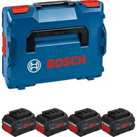 Bosch 1 600 A02 A2U cargador y batería cargable azul/Negro, Batería, Ión de litio, 5,5 Ah, 18 V, Bosch, Negro, Azul, Rojo