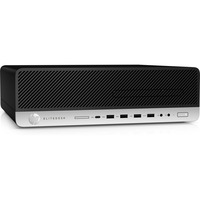 HP EliteDesk 800 G4 SFF Reacondicionado, PC completo negro/Plateado