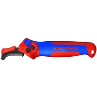 KNIPEX Cuchillo pelacables 16 50 145 SB, Herramienta de pelado / decapado rojo/Azul