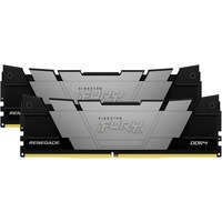 Kingston FURY FURY 64GB 3600MT/s DDR4 CL18 DIMM (Kit de 2) Renegade Black, Memoria RAM negro, 64 GB, 2 x 32 GB, DDR4, 288-pin DIMM