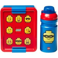 Room Copenhagen LEGO Set de Lonchera Iconic Classic azul y rojo, Caja de almuerzo azul/Rojo