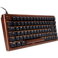 Sharkoon SKILLER SGK50 S3 Wood PBT, Teclado para gaming madera/Negro