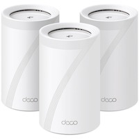 TP-Link Deco BE65 Tribanda (2.4 GHz / 5 GHz / 6 GHz) Wi-Fi 7 (802.11be) Blanco 4 Interno, Router blanco, Blanco, Interno, Sistema de malla, Tribanda (2.4 GHz / 5 GHz / 6 GHz), Wi-Fi 7 (802.11be), 9214 Mbit/s