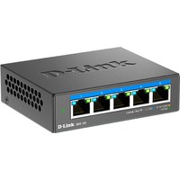 D-Link DMS-105 No administrado L2 2.5G Ethernet (100/1000/2500) Negro, Interruptor/Conmutador No administrado, L2, 2.5G Ethernet (100/1000/2500)