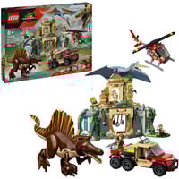 LEGO Jurassic World Misión Aérea: Spinosaurus y Quetzalcoatlus, Juegos de construcción Juego de construcción, 8 año(s), Plástico, 984 pieza(s), 1,77 kg