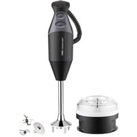 Unold M 200 BBQ 10 L Batidora de inmersión 200 W Negro, Cromo, Batidora de mano negro, Batidora de inmersión, 10 L, 1,5 m, 200 W, Negro, Cromo