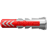fischer Taco DuoPower 5x25, Pasador gris claro/Rojo