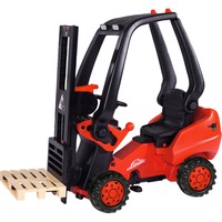 BIG Linde Forklift Correpasillos ocn forma de carretilla elevadora, Automóvil de juguete negro/Rojo, 3 año(s), Negro, Rojo