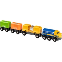 BRIO Three-Wagon Cargo Train vehículo de juguete Tren, 3 año(s), De plástico, Madera, Multicolor