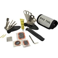 FISCHER Fahrrad Herramienta plegable combinada, 33 piezas, Kit de herramientas negro/Gris