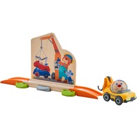 HABA Kullerbü – Set temático Desguace, Ferrocarril De plástico, Madera, 2 año(s), 95 mm, 340 mm, 165 mm, 297 g