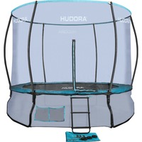 HUDORA 300V trampolín de ejercicios Alrededor, Aparato para fitness turquesa, 3300 mm, 3300 mm, 2520 mm