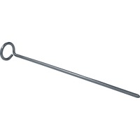 High Peak Clavo para tienda con cabeza de anillo de acero, 6 piezas, Piquetas 