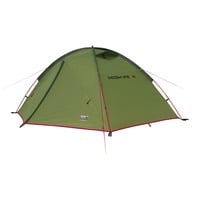 High Peak Tienda de campaña tipo cúpula para trekking Woodpecker 3 verde claro/Rojo