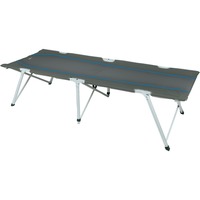 High Peak Tumbona de camping Toledo XL, Cama camping gris
