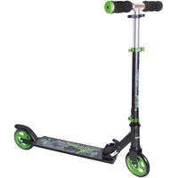 Muuwmi Patinete de aluminio 125 mm, Vespa negro/Verde