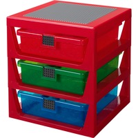 Room Copenhagen Caja de cajones LEGO, Caja de depósito rojo