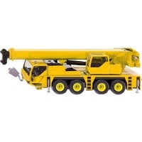 SIKU 2110 modelo a escala Modelo a escala de grúa móvil Previamente montado 1:55, Automóvil de construcción amarillo, Modelo a escala de grúa móvil, Previamente montado, 1:55, Metal, Plástico, 3 año(s), Amarillo