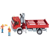 SIKU 3534 vehículo de juguete, Automóvil de construcción rojo, Camión grúa, 3 año(s), Metal, Plástico, Gris, Rojo