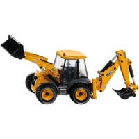 SIKU 3558 modelo a escala Modelo a escala de excavadora Kit de montaje 1:50, Automóvil de construcción amarillo/Negro, Modelo a escala de excavadora, Kit de montaje, 1:50, JCB 4CX Backhoe loader, Metal, Plástico, 3 año(s)