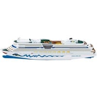 SIKU Cruiseliner Aida Maqueta de transatlántico Previamente montado 1:1400, Vehículo de juguete blanco/Azul, Maqueta de transatlántico, Previamente montado, 1:1400, Metal, Plástico, 3 año(s), Azul, Blanco