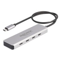 DeLOCK 64231, Hub USB gris