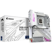 GIGABYTE Placa base Z890 AORUS ELITE X ICE - Compatible con CPUs Intel Core Ultra (Serie 2), VRM de 16+1+2 fases, hasta 9500MHz DDR5 (OC), 1xPCIe 5.0 + 4xPCIe 4.0, Wi-Fi 7, LAN 2.5GbE, Thunderbolt 4 VRM de 16+1+2 fases, hasta 9500MHz DDR5 (OC), 1xPCIe 5.0 + 4xPCIe 4.0, Wi-Fi 7, LAN 2.5GbE, Thunderbolt 4, Intel, LGA 1851 (Socket V1), Intel Core Ultra (Series 2), LGA 1851, 256 GB, DDR5-SDRAM