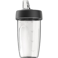 Kenwood KAH740PL Picador de alimentos, Taza transparente/Negro, Picador de alimentos, 0,6 L, Gris, 95 mm, 95 mm, 180 mm