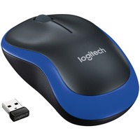 Logitech M185 Ratones, Ratón azul, Ambidextro, Óptico, RF inalámbrico, 1000 DPI, Azul, Minorista