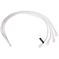 Alphacool Divisor en Y de cable 4 pines a 4x 4 pines PWM, 60 cm, Cable Y blanco