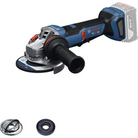 Bosch Amoladora angular a batería GWS 18V-11PS Professional solo, 18 Voltios azul/Negro
