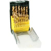 Bosch Juego de brocas para metal HSS-TiN, 25 piezas, Conjuntos de brocas verde