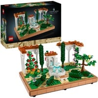 LEGO Jardín con Fuente, Juegos de construcción Juego de construcción, 18 año(s), Plástico, 1302 pieza(s), 1,38 kg