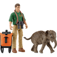 Schleich ¡Set de Bolsillo! Explorador en Excursión, Muñecos 
