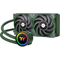 Thermaltake CL-W319-PL12RG-A sistema de refrigeración para ordenador Procesador Sistema de refrigeración líquida todo en uno 12 cm Verde 1 pieza(s), Refrigeración por agua verde, Sistema de refrigeración líquida todo en uno, 12 cm, 500 RPM, 2000 RPM, 22,3 dB, Verde