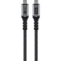 goobay 74212, Cable negro/Gris