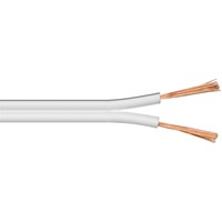 goobay LSK 2x2.5 - 10m cable de audio Blanco blanco, 10 m, Blanco