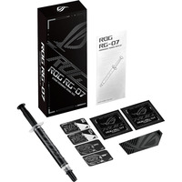 ASUS ROG RG-07 PERFORMANCE THERMAL PASTE KIT compuesto disipador de calor Pasta térmica 20 g, Conductores térmicos (grasa/disco) Pasta térmica, Negro, 20 g, 1 pieza(s), 157 mm, 68 mm