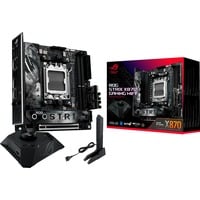ASUS ROG STRIX X870-I GAMING WIFI AMD X870 Zócalo AM5 mini ITX, Placa base AMD, Zócalo AM5, AMD Ryzen 7000 Series, AMD Ryzen 8000 Series, AMD Ryzen 9000 Series, DDR5-SDRAM, 96 GB, DIMM