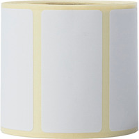 Brother BDE1J026051060 Blanco Etiqueta para impresora autoadhesiva Blanco, Etiqueta para impresora autoadhesiva, Etiqueta troquelada, Térmica directa, Universal, Rectángulo