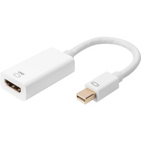 Digitus Adaptador / convertidor Mini DisplayPort a HDMI blanco