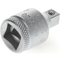 GEDORE Reductor 3/8" a 1/4", cuadrado, Adaptador de tuerca spinner cromado